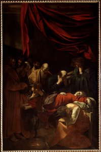 处女之死，1605年 作者 米开朗基罗·梅里西·达·卡拉瓦乔