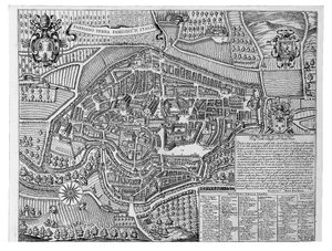Fabriano Terra在意大利著名，1630年 作者 米歇尔·布蒂（Michele Buti）