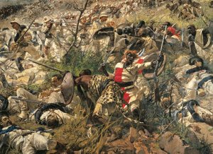 The Battle of Dogali, by Michele Cammarano, detail 作者 米歇尔·坎马拉诺（Michele Cammarano）