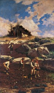 土地上的工人，米歇尔·卡马拉诺 (Michele Cammarano) 作者 米歇尔·坎马拉诺（Michele Cammarano）