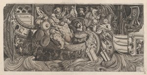 Speculum Romanae Magnificentiae：海战，16世纪，16世纪。 作者 米歇尔·卢切斯