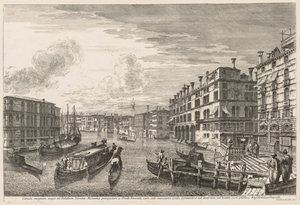 威尼斯景色：大运河，1741年。 作者 米歇尔·玛丽埃斯基（Michele Marieschi）