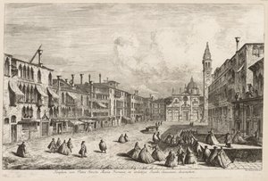 威尼斯景色：S。Maria Formosa，1741年。