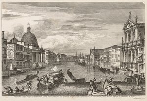 威尼斯景色：1741年，圣基亚拉。 作者 米歇尔·玛丽埃斯基（Michele Marieschi）