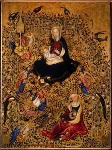 玫瑰园的麦当娜 玫瑰园的麦当娜，约1425年 作者 米歇尔诺·达·贝索佐
