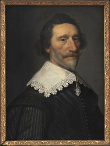 荷兰诗人和历史学家彼得-科内利斯-胡夫特（1581-1647）。 作者 米歇尔·詹斯·范·米耶维尔特