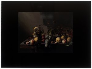 有水果和葡萄的静物 作者 米歇尔·西蒙斯（Michiel Simons）