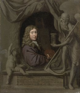 自画像 作者 米歇尔·范·穆瑟（Michiel van Musscher）
