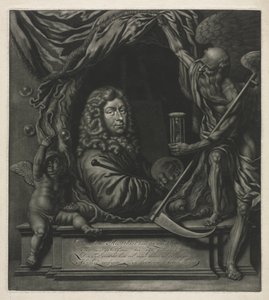 自画像，1685年。 作者 米歇尔·范·穆瑟（Michiel van Musscher）