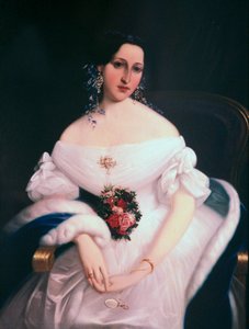 路易斯·佩斯贾克（Luisa Pesjak），c1835年 作者 米海尔·斯特罗伊（Mihael Stroj）