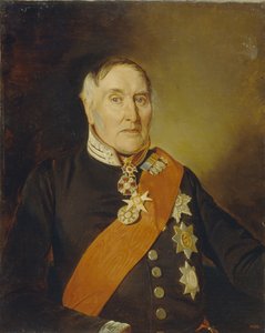 男爵肖像詹姆斯·威利爵士1768-1854 作者 Zichy的Mihaly