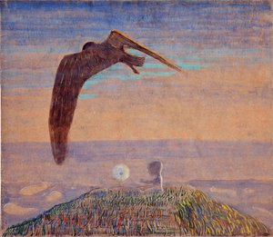 《童话 II》作者：Ciurlionis、Mikalojus Konstantinas (1875-1911)。 蛋彩画纸本，尺寸：62.2x71.9