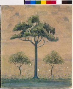 春季（IV） 作者 Mikalojus Konstantinas Čiurlionis