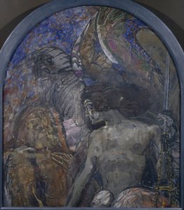 先知，1898年 作者 米哈伊尔·亚历山德罗维奇·弗鲁贝尔