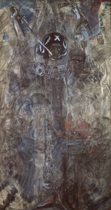 先知以西结的异象，1906年 作者 米哈伊尔·亚历山德罗维奇·弗鲁贝尔