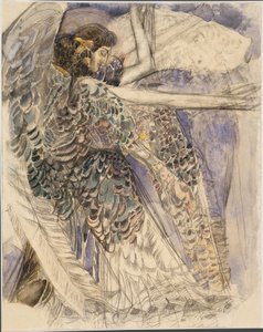 Seraph, 1904-1905. 作者 米哈伊尔·亚历山德罗维奇·弗鲁贝尔