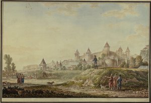 本德堡垒的风景，1790年