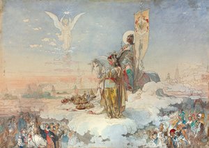 1883年亚历山大三世加冕礼 作者 米哈伊尔（Mikhail Mikishchin）