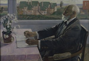 生理学家，心理学家和医师的肖像伊万·P·帕夫洛夫1849-1936，1935年 作者 米哈伊尔·瓦西里耶维奇·内斯特罗夫