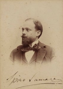 作曲家Spyridon Samaras的肖像，1861-1917年，约1894年。 作者 米兰。吉戈尼和博西