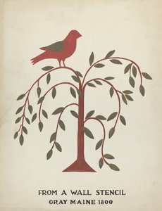 来自缅因州格雷的设计，1800年（第1号）：来自提议的 "缅因州墙体模板 "作品集