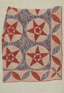 绗缝贴花 作者 米尔德里德·E·本特