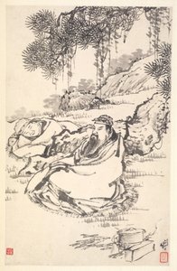 陆彤和仆人，1788年。
