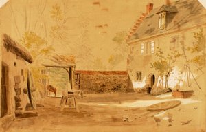 法国圣瓦莱里古修道院，1862年。 作者 矿工基尔伯恩·凯洛格