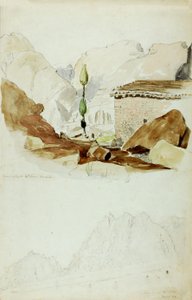 以利亚修道院，西奈山，1844年。