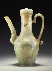 明末青瓷玉壶盖（玉） 作者 明代中文学校