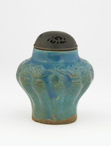罐子用作香炉，17世纪中叶（陶瓷）