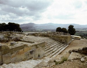 公元前 2700-1200 年的费斯托斯遗址景观 作者 美浓