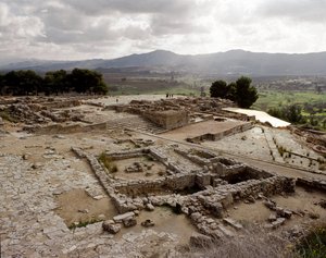 公元前 2700-1200 年的费斯托斯遗址景观 作者 美浓