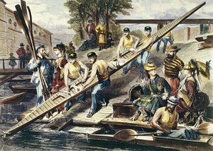 下放小艇 作者 米兰达（Miranda）