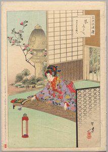 演奏Koyo，《名古屋的贵妇》，1844-48 ...，1894年。