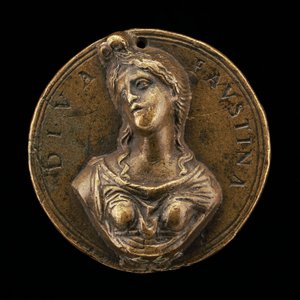 Diva Faustina[正面]，约1490年。 作者 Moderno