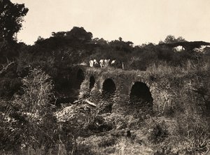 Building an Empire in the Fascist age: Portuguese bridge, 09/05/1936 (b/w photo) 作者 莫迪斯蒂诺·巴尔迪内蒂