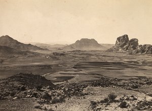 在法西斯时代建立一个帝国。塞纳费山谷，1936年5月9日（黑白照片）。 作者 莫迪斯蒂诺·巴尔迪内蒂