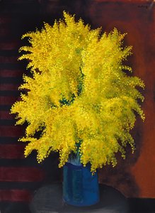 含羞草花束》，约 1930 年（布面油画）