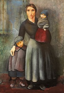 母亲与子女 作者 莫伊斯·基斯林