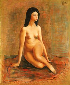 裸体坐姿；Nu Assis
