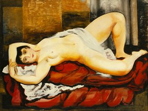 白床单上的裸体；Nu Couche au Drap Blanc
