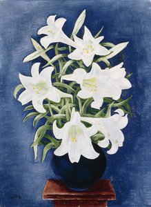 百合花瓶；百合花瓶 作者 莫伊斯·基斯林
