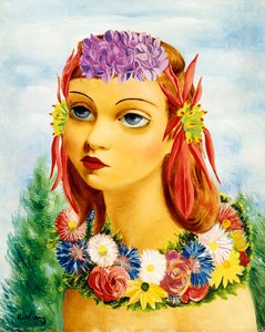 带花的女人 作者 莫伊斯·基斯林