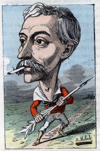 法国政治家爱德华-洛克罗伊（1838-1913）的画像。 作者 主宰