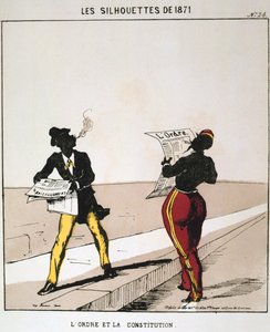 秩序和宪法，1871年。选自《 1871年的剪影》系列。巴黎公社，1871年。 作者 主宰