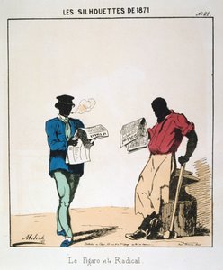 费加罗报和勒激进党，1871年 作者 主宰