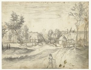安特卫普附近的乡村风光 作者 字母组合 IVLER
