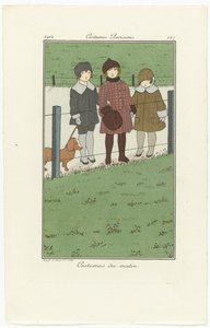 Journal des Dames et des Modes，Costumes Parisiens，1914 年，第 147 期：晨装 作者 字母组合雾 MFN