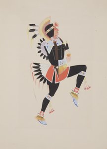 1号面板，c.1934年（水彩）